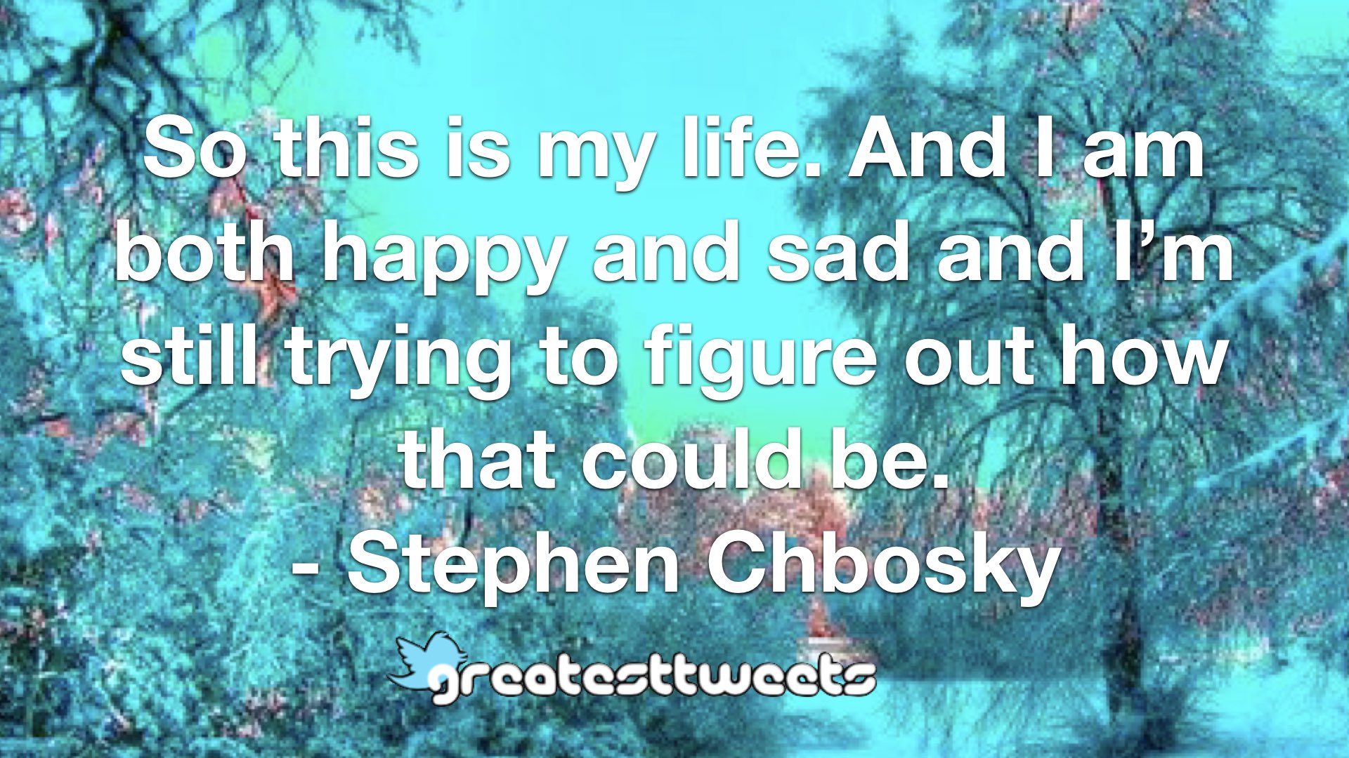 Stephen Chbosky Quotes Greatesttweets Com