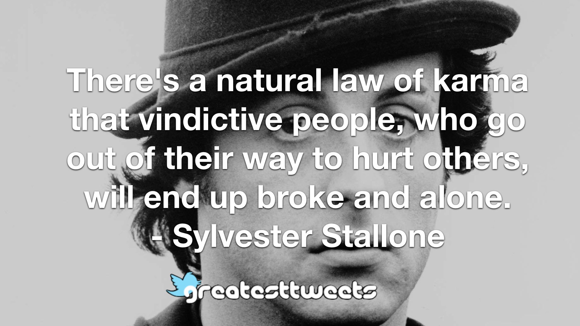 There’s a natural law of karma that vindictive people, who go out of ...